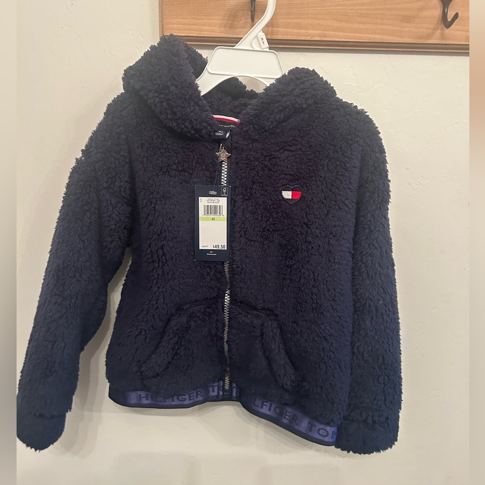 NWT Tommy Hilfiger Sherpa Zip-Up Hoodie